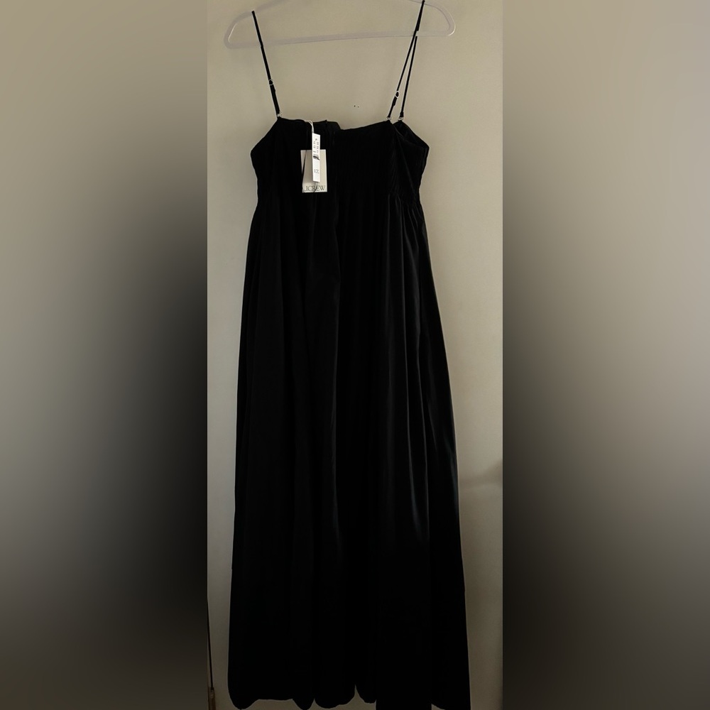 J. Crew Collection Strapless Notched Maxi Dress in Black - Picture 5 of 5